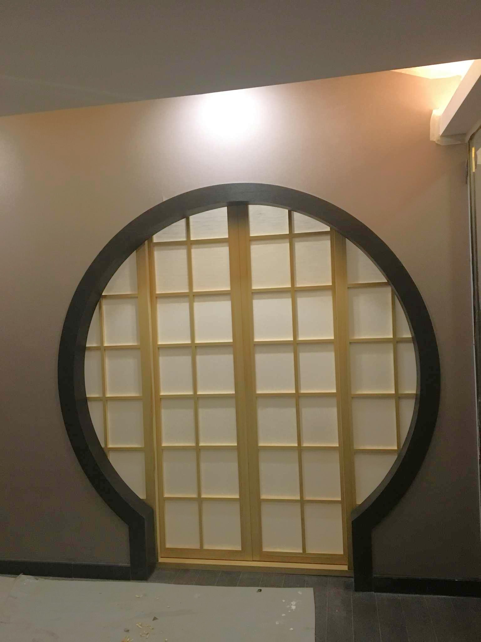 Barn Door and Panel Door Combination